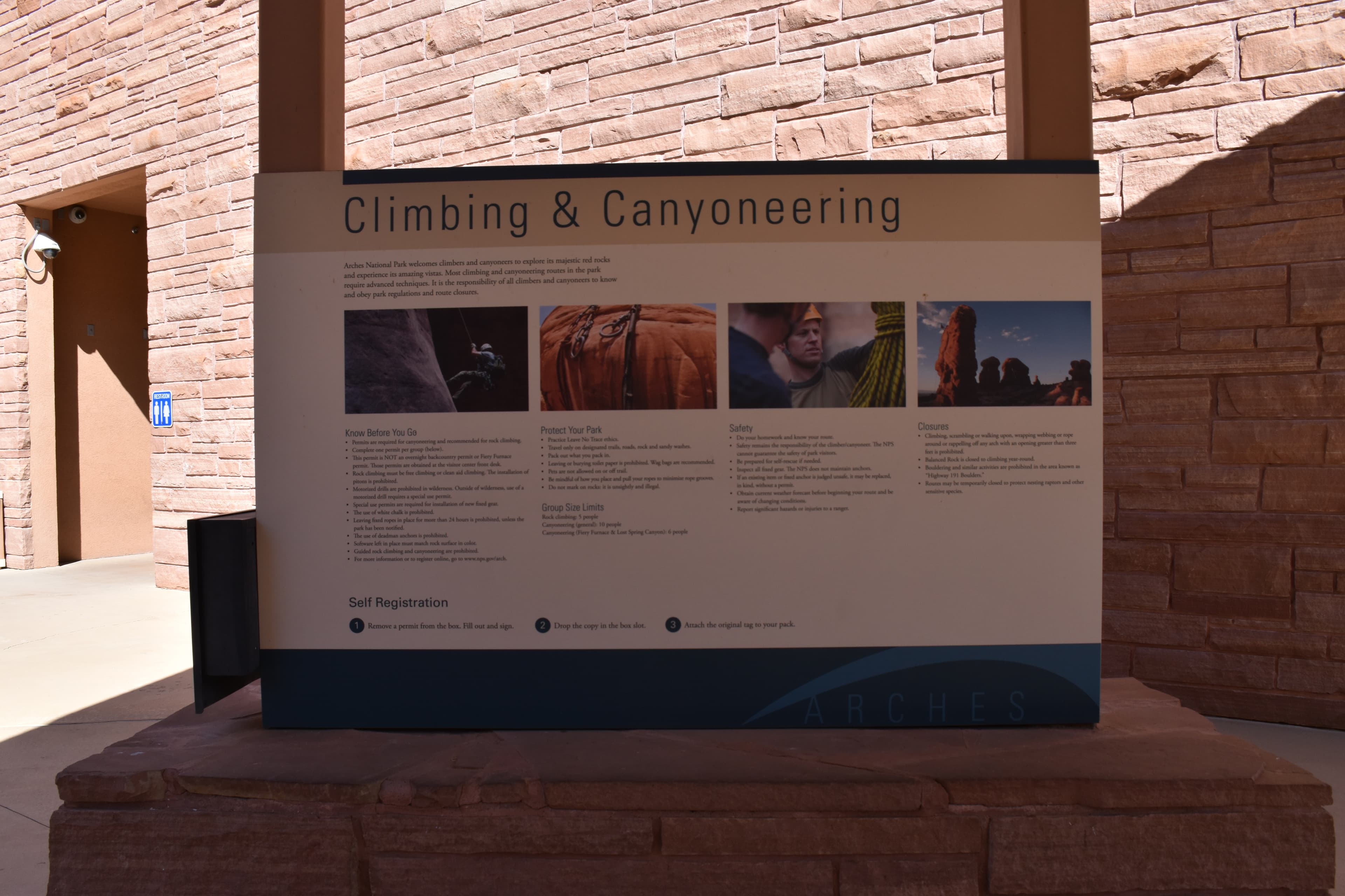 Arches Visitor Center Exterior Zone 7