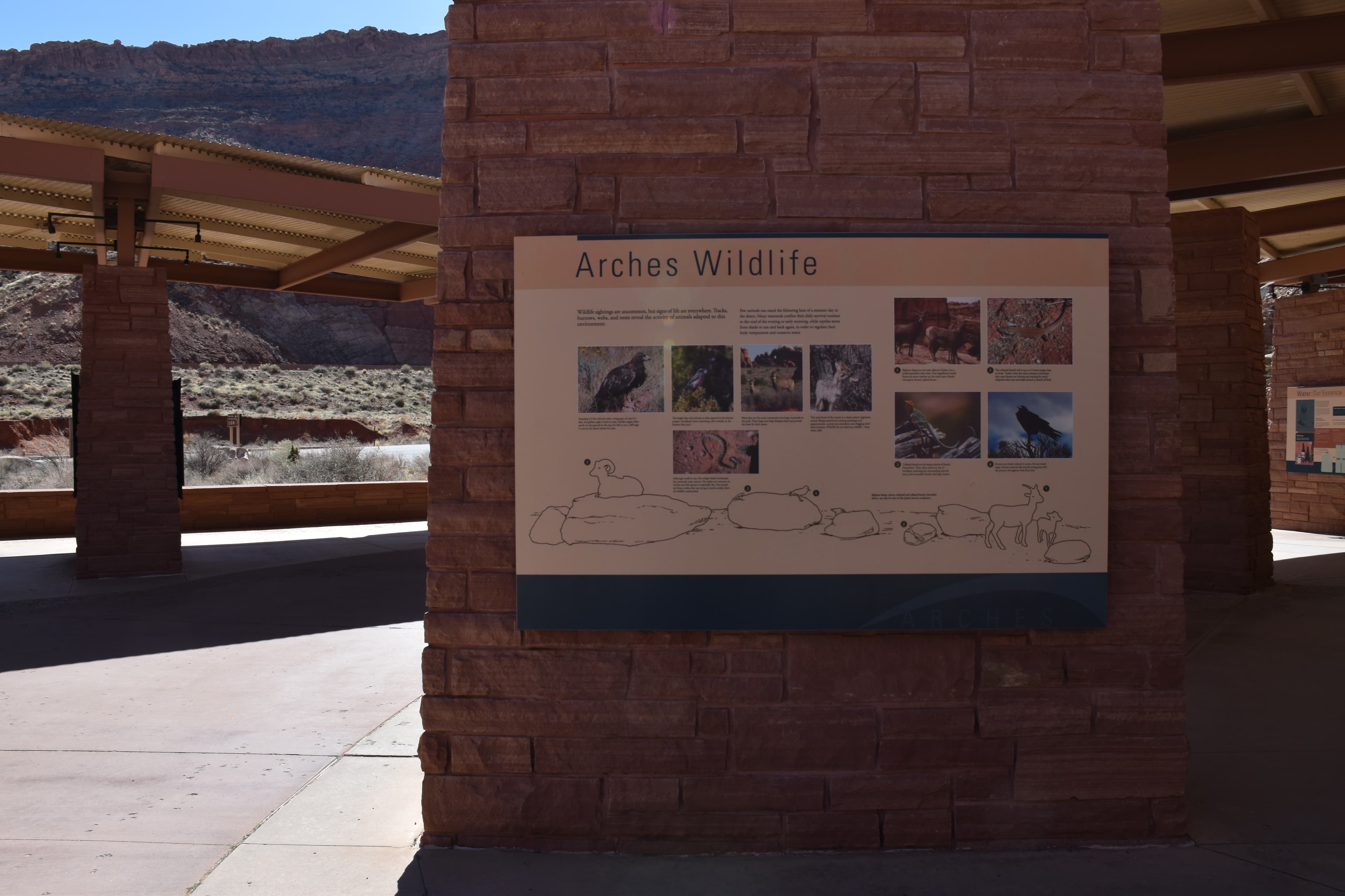 Arches Visitor Center Exterior Zone 9