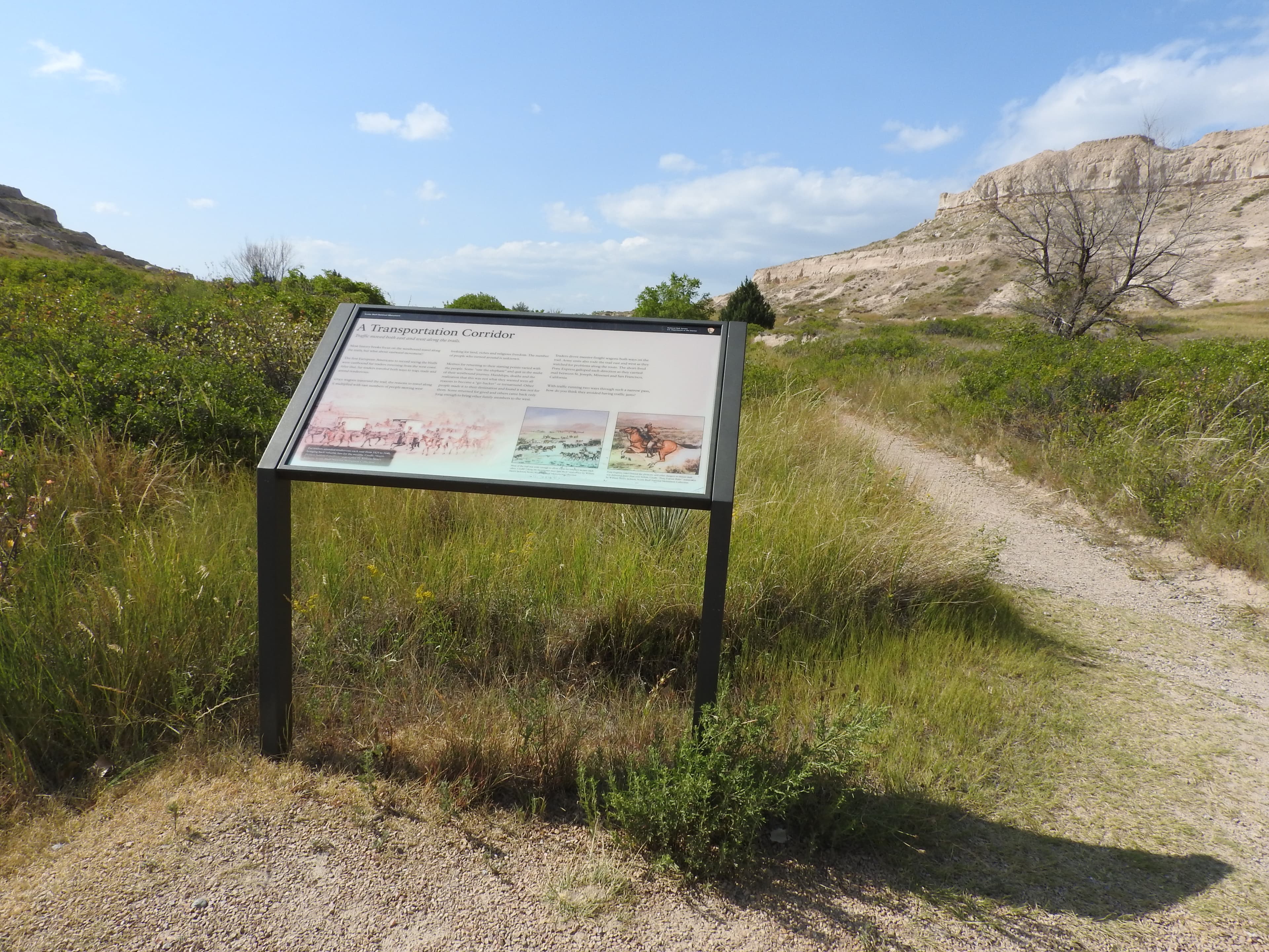 "A Transportation Corridor" Wayside