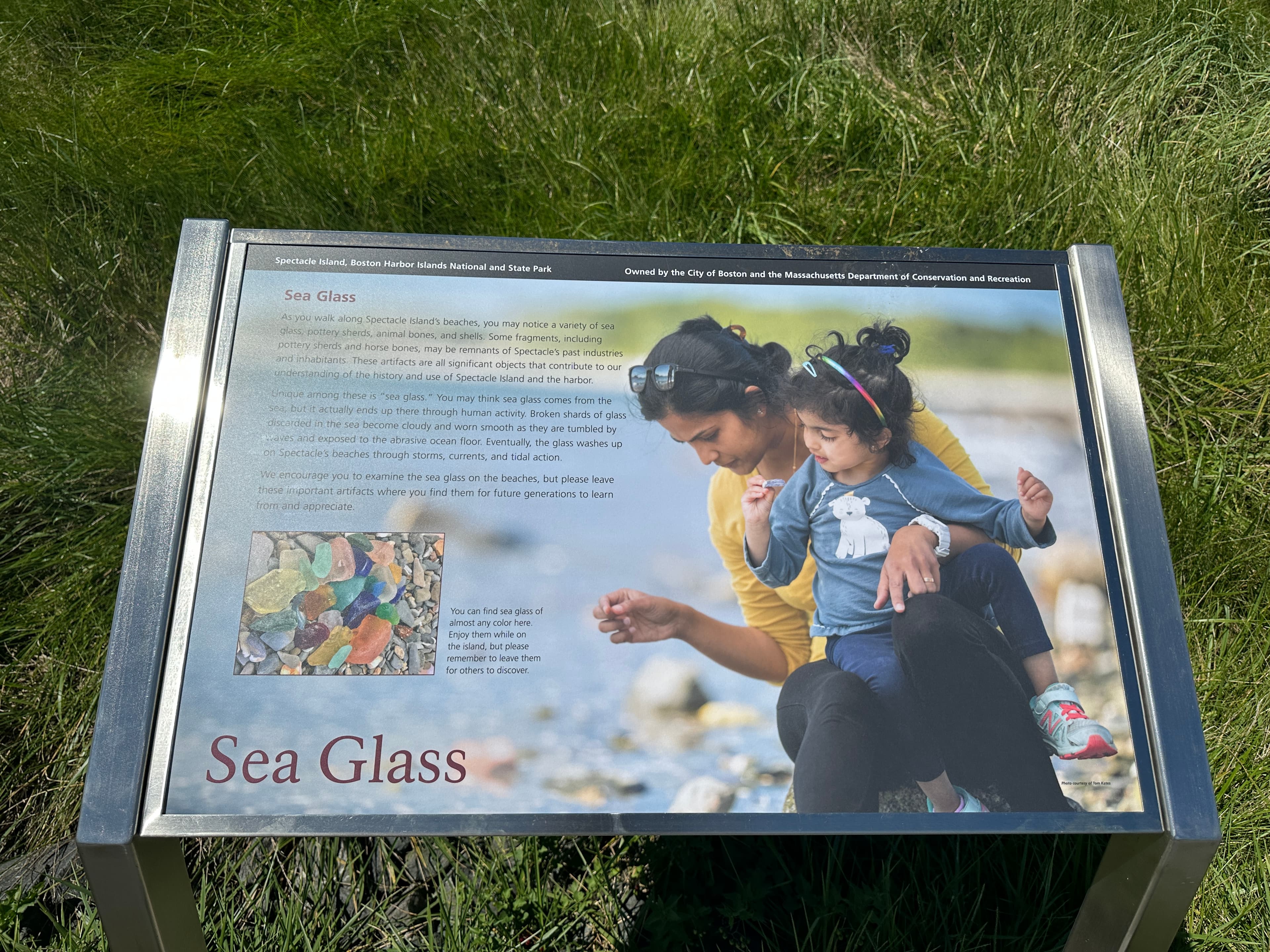"Sea Glass" Sign