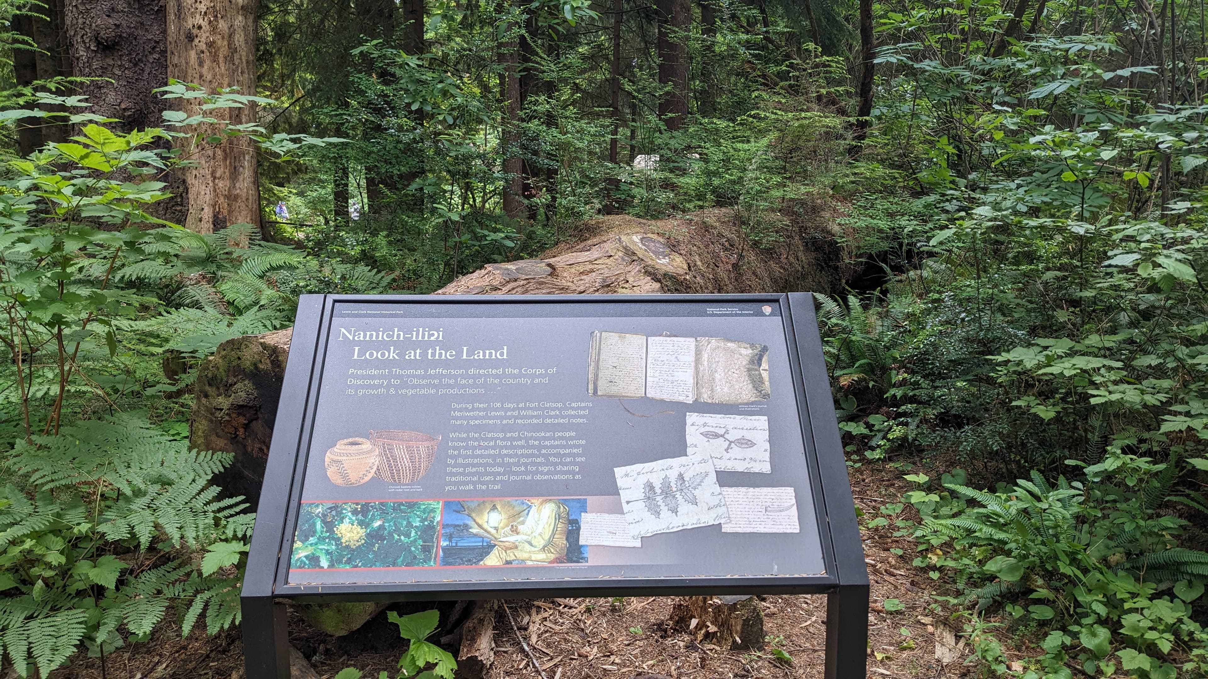 "Look at the Land" Sign