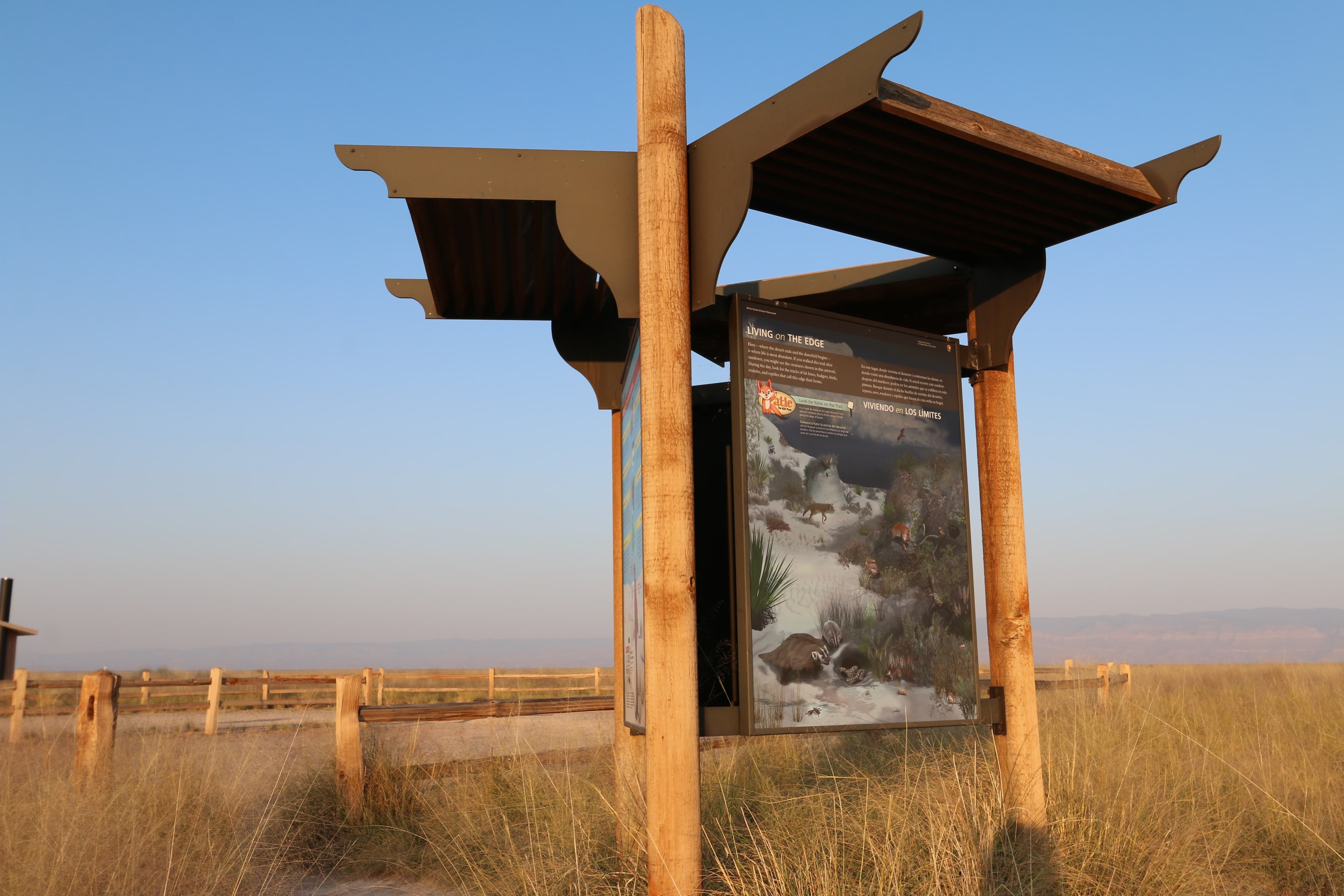 "Living on the Edge" Kiosk Panel