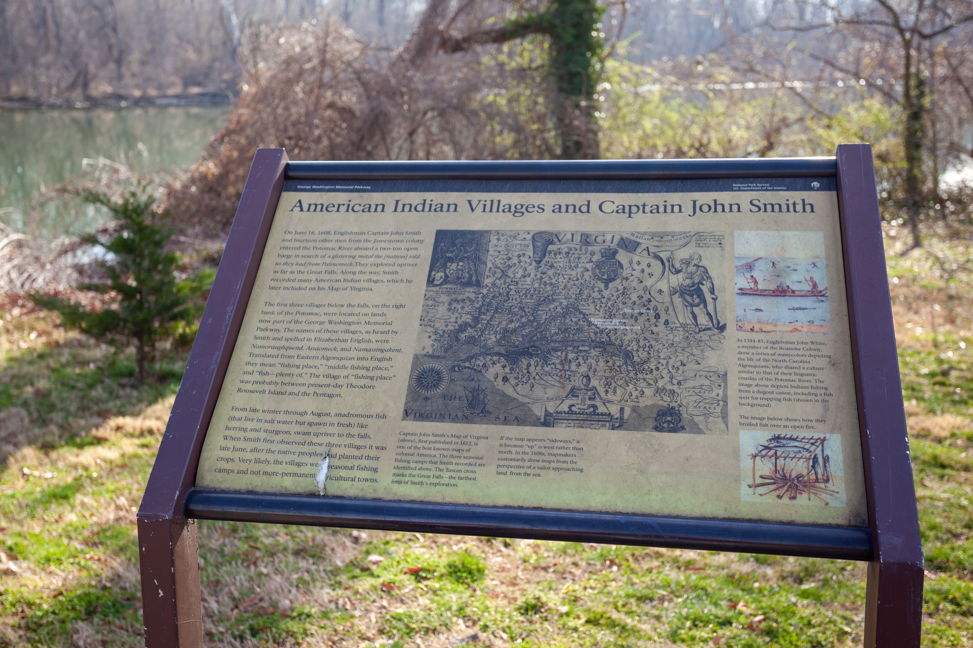 Information Panel: Indian Villages and Captain John Smith