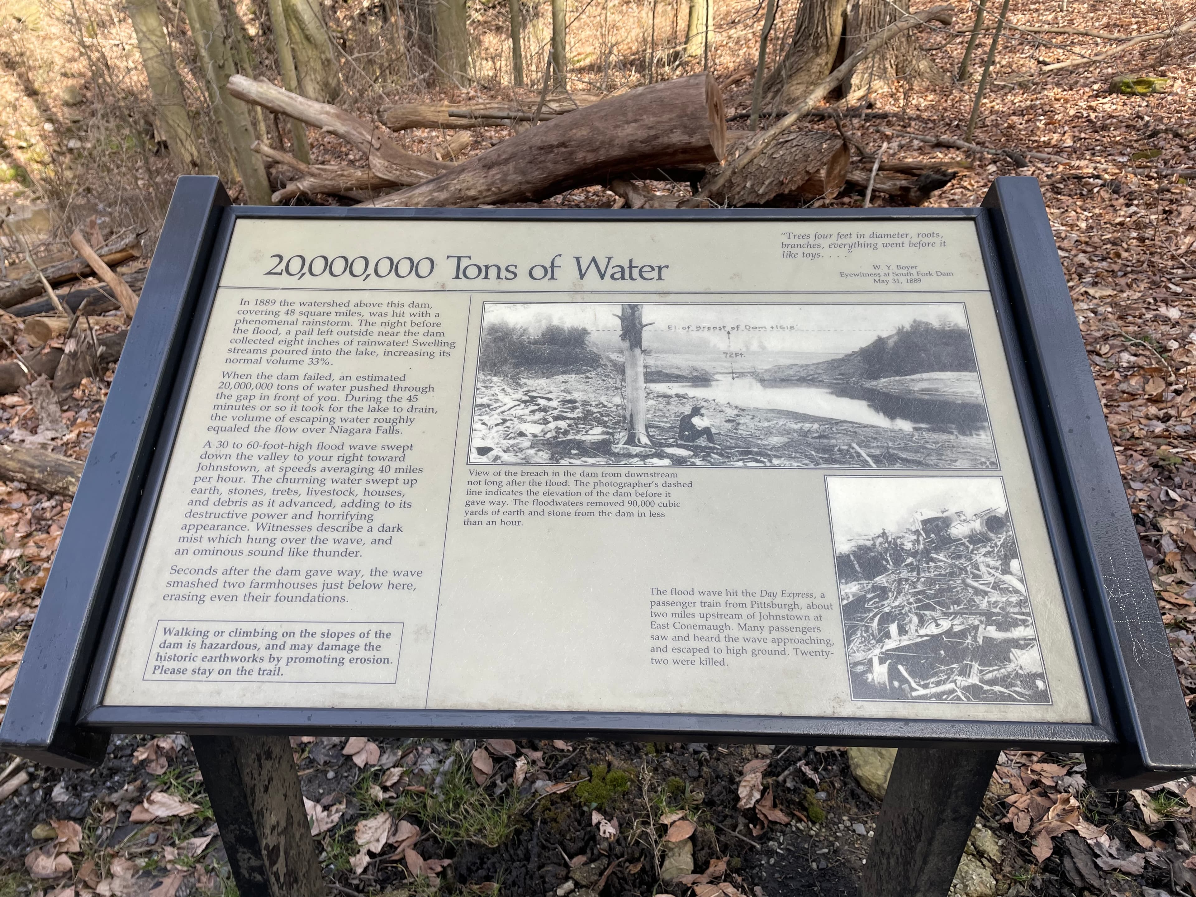 "20,000,000 Tons of Water" Wayside