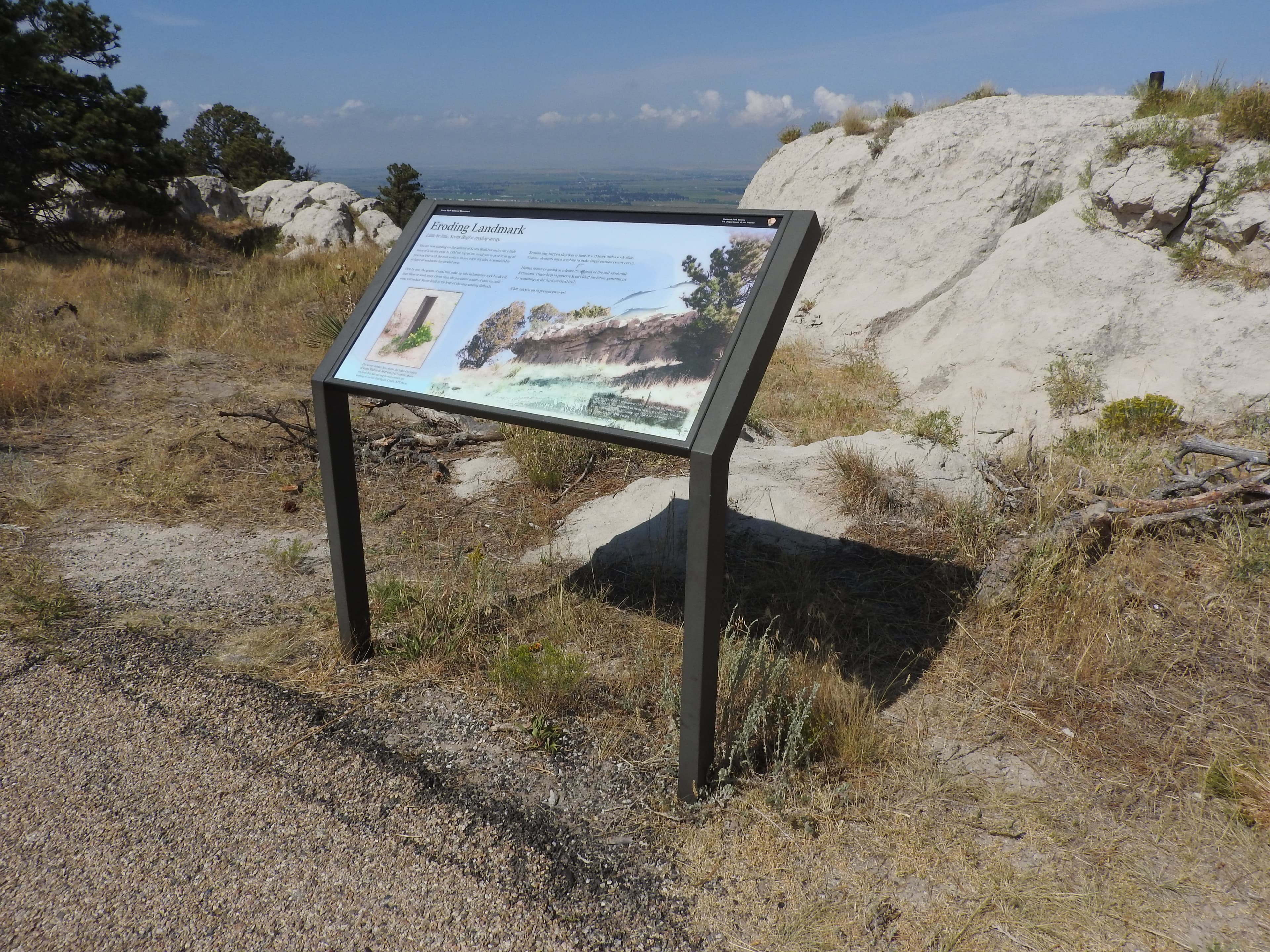 "Eroding Landmark" Wayside