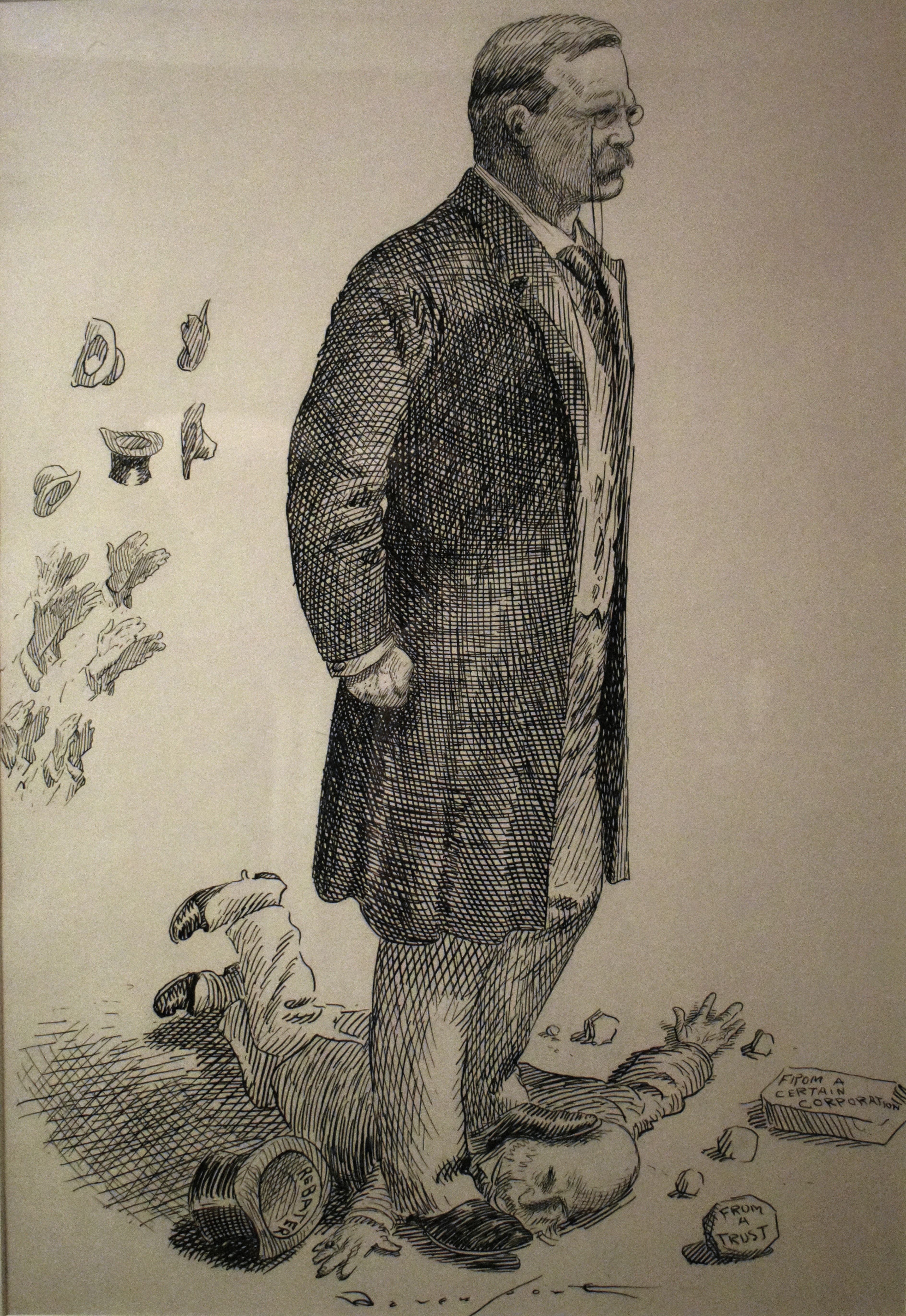 Political Cartoon Gallery Walk: Unknown Title by Homer C. Davenport