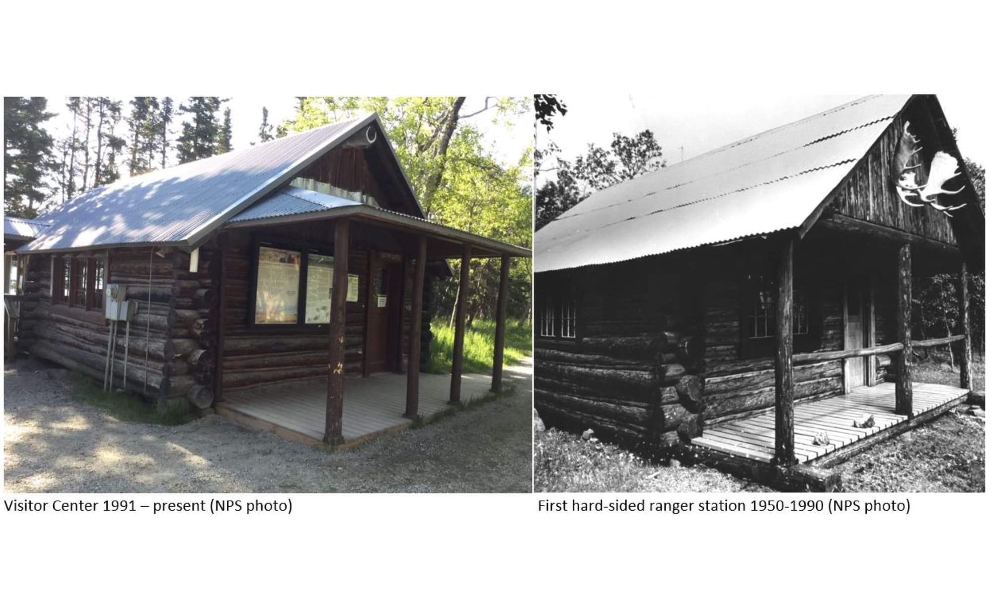 Brooks Camp Visitor Center - A Historic View