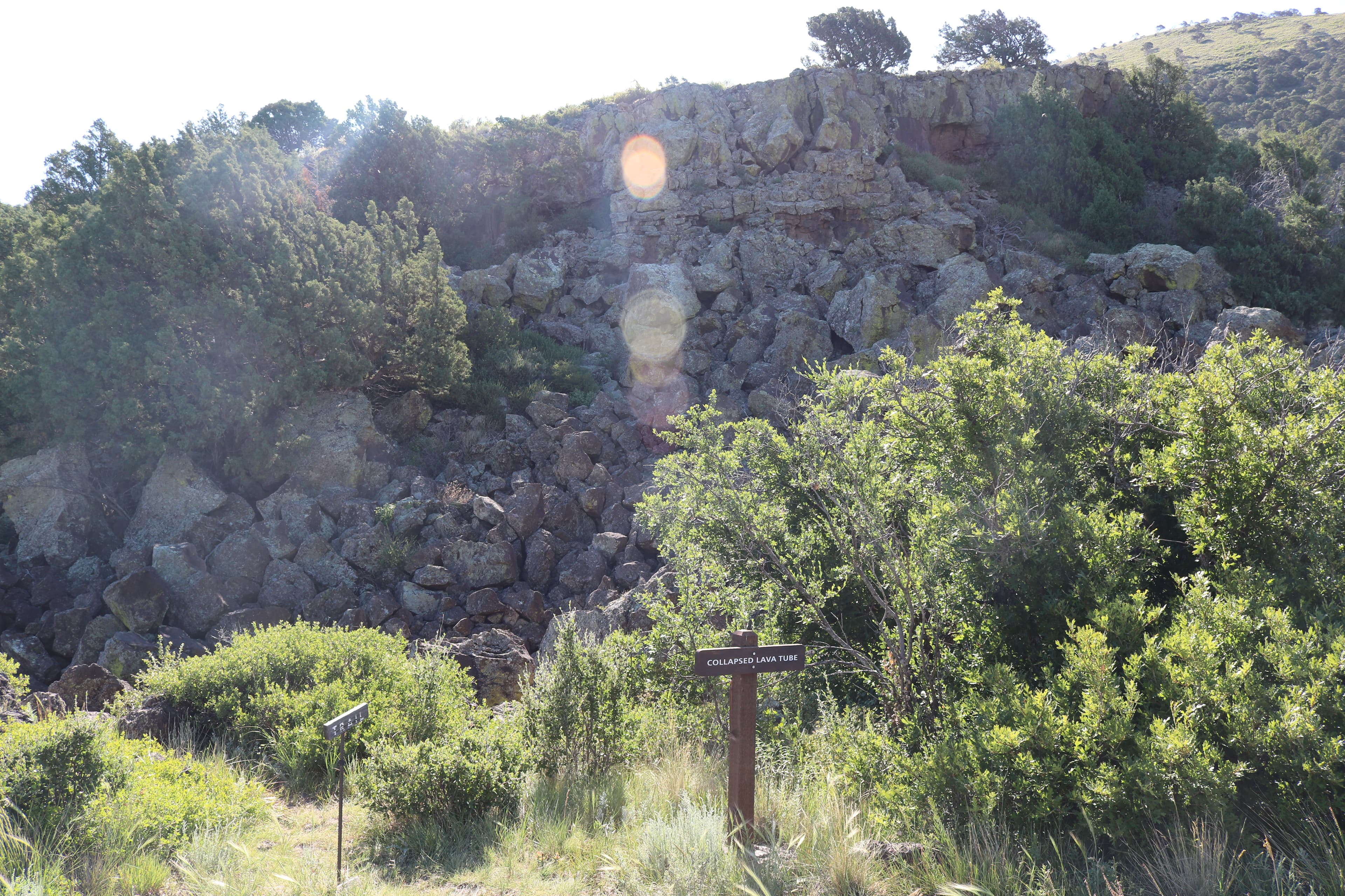 Collapsed Lava Tube at Capulin Volcano